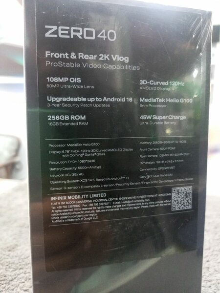 infinix Zero 40