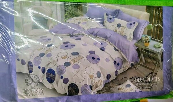 2 draps 2 taies d'oreillers