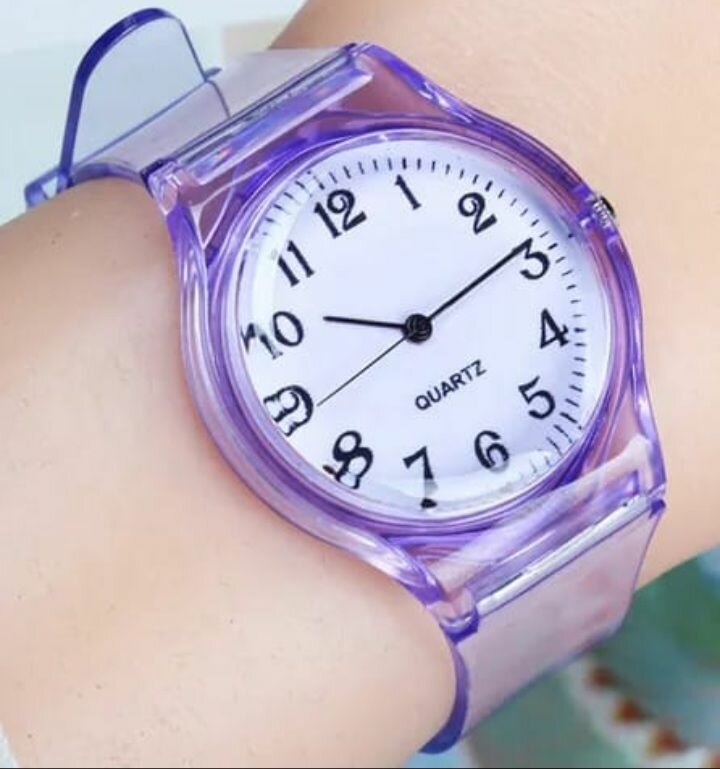 Montre à manche silicone