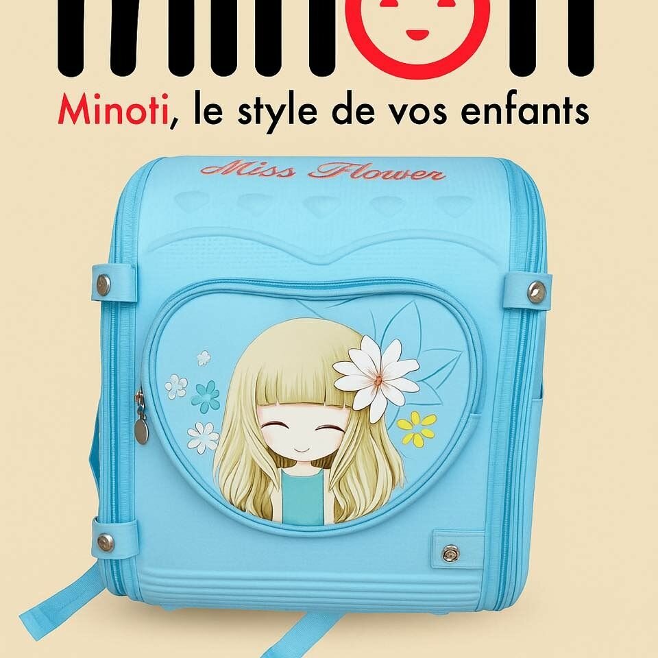 Cartable Fille Étanche Miss Flower