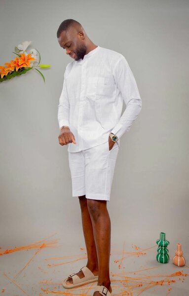 Ensemble Homme Élégant en Lin