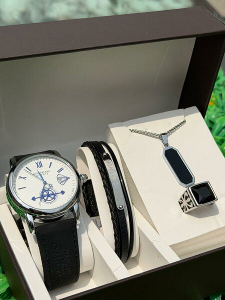 Ensemble Montre et Bijoux pour Homme
