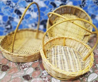 Cane Basket Fruit, Gift & Multipurpose Use