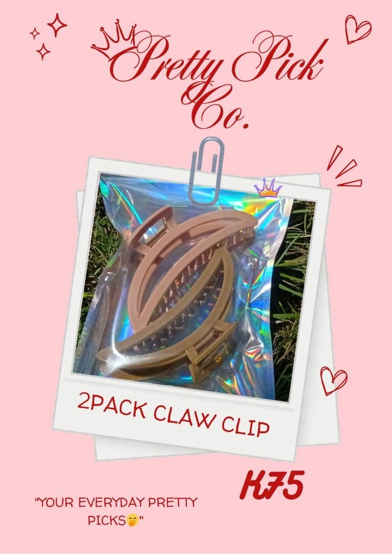 2pack claw clips