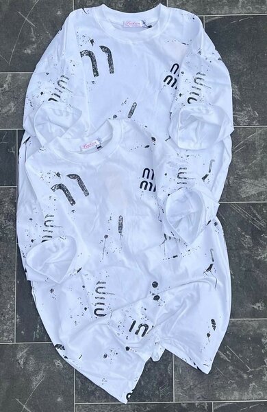 T-shirt blanc style graffiti