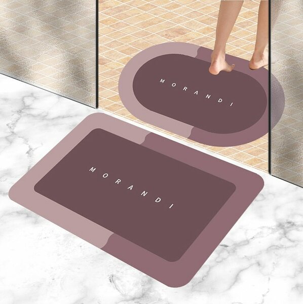 Anti-slippery bathroom mat available as seen