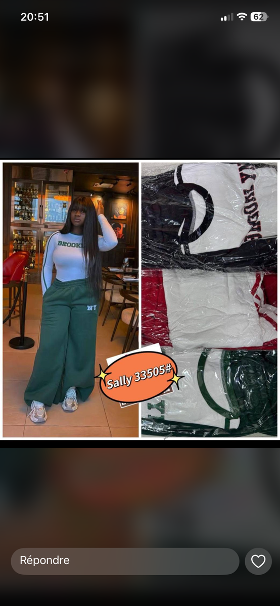 Survêtement décontracté femme