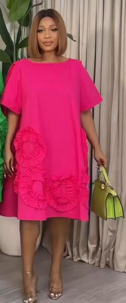 Women's Short Pink Dress