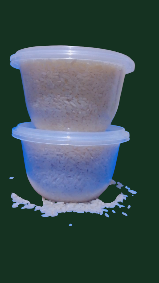 Riz local lot de 2 pots