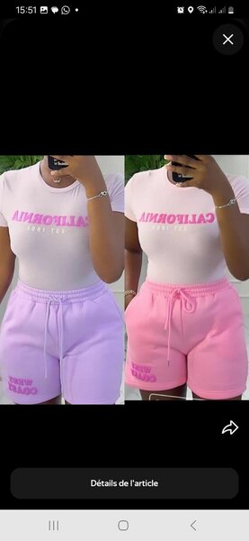 Ensemble de Sport Femme Été