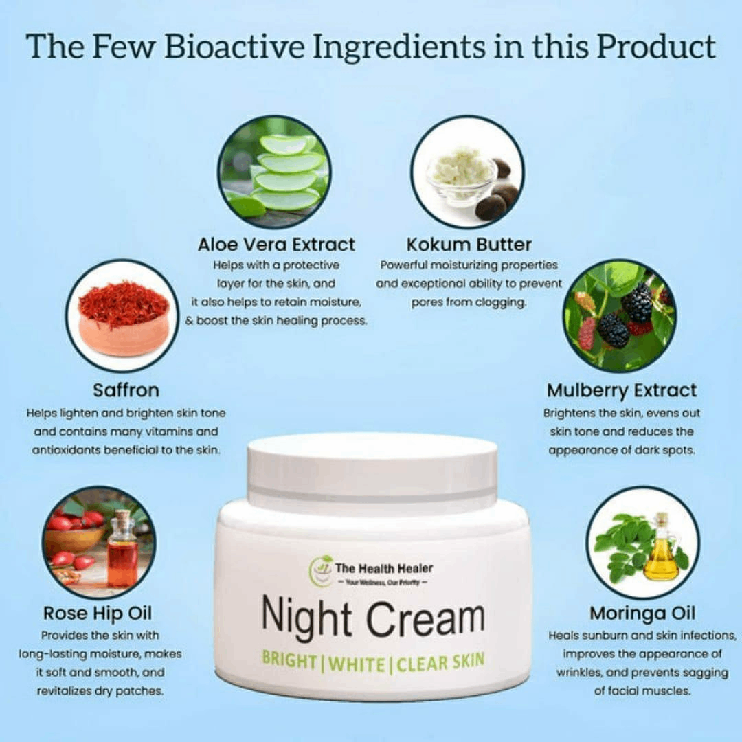WHITNING FACE CREAM NIGHT RATING ABOUT 5