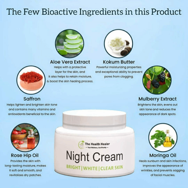 WHITNING FACE CREAM NIGHT RATING ABOUT 5