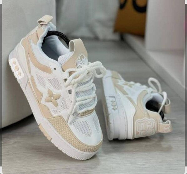 Sneakers Blancs et Beiges