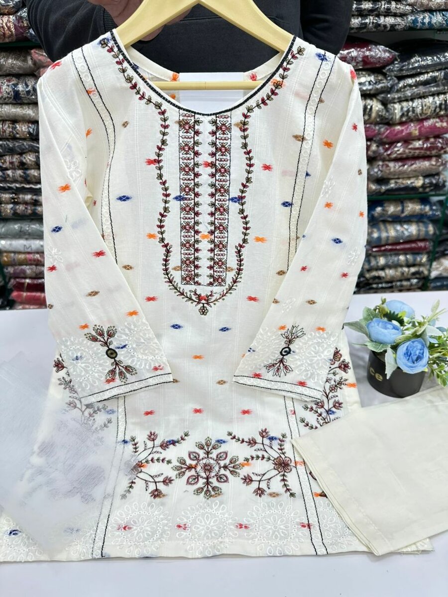 Cotton lawn for kids 6 colours available dc free