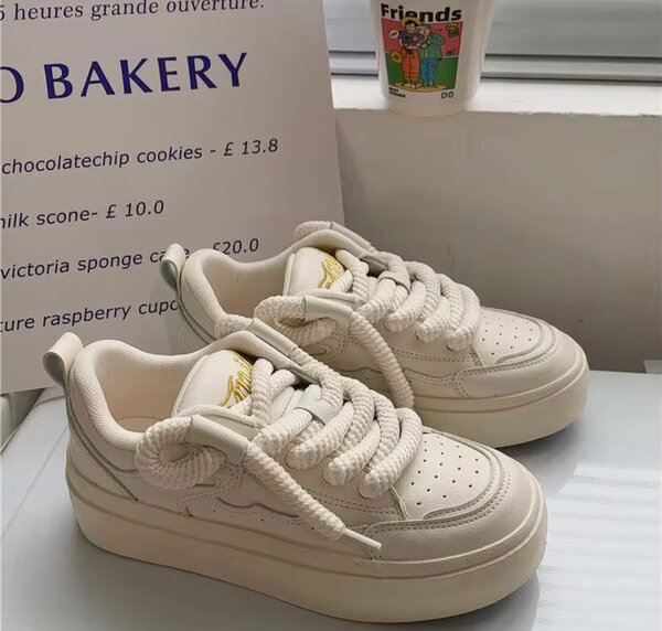 Sneakers en cuir décontractés