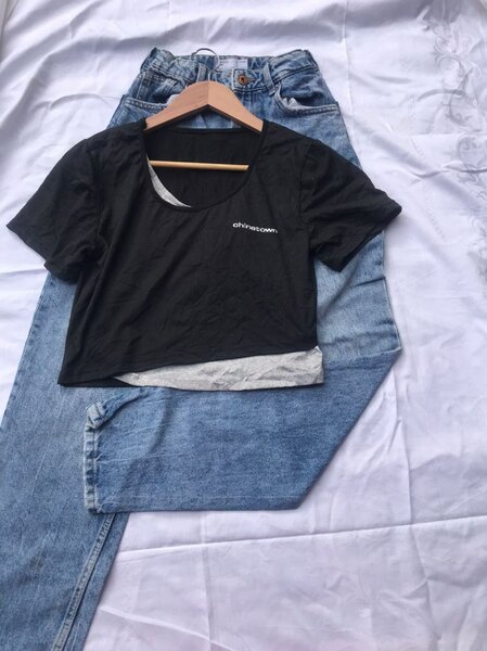 Ensemble T-shirt et Jean Femme