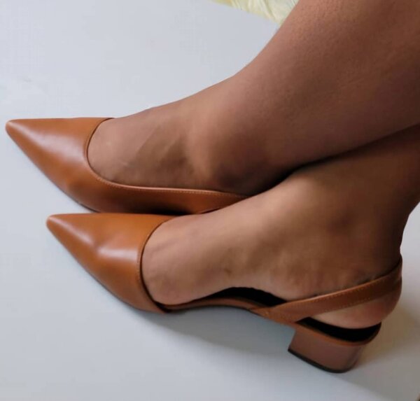 Escarpins élégants à talon bas