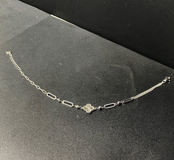 Серебряный браслет в стиле Van Cleef