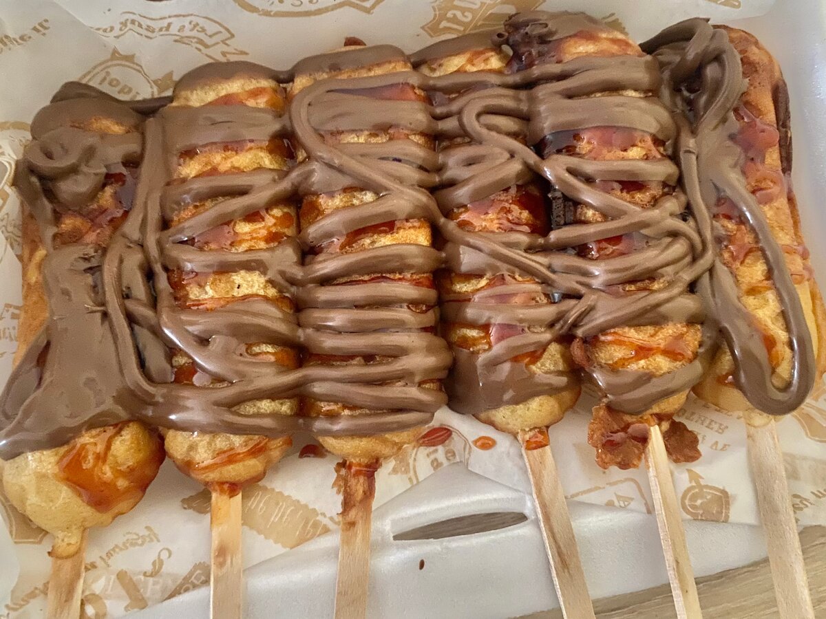 Gaufrettes sur Bâtonnet