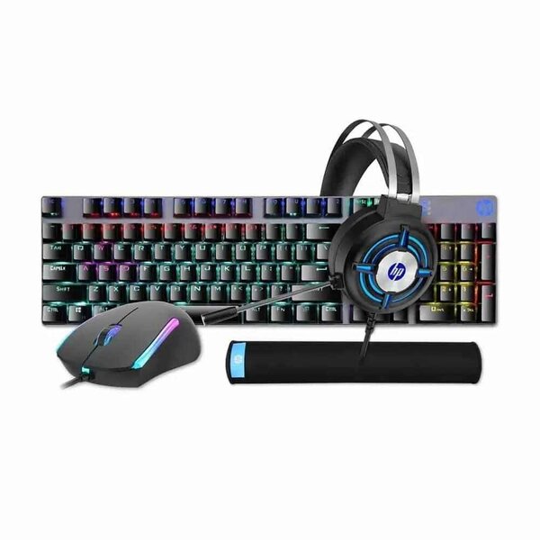 HP gaming keyboard mouse and headset