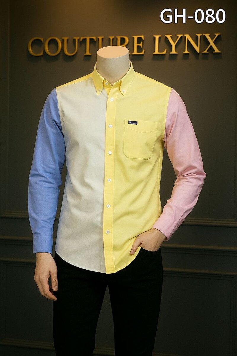 Chemise multicolore élégante