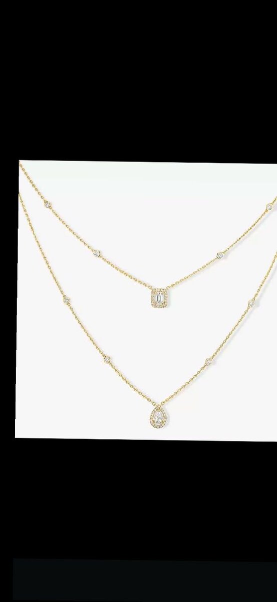 Collier double rang chic