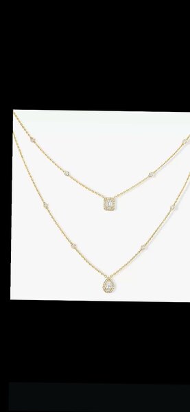 Collier double rang chic