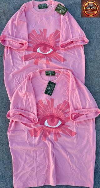 T-shirt rose motif œil