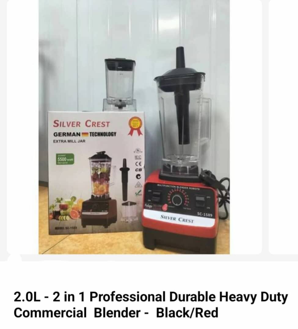 Heavy Duty professional silver chest Blender