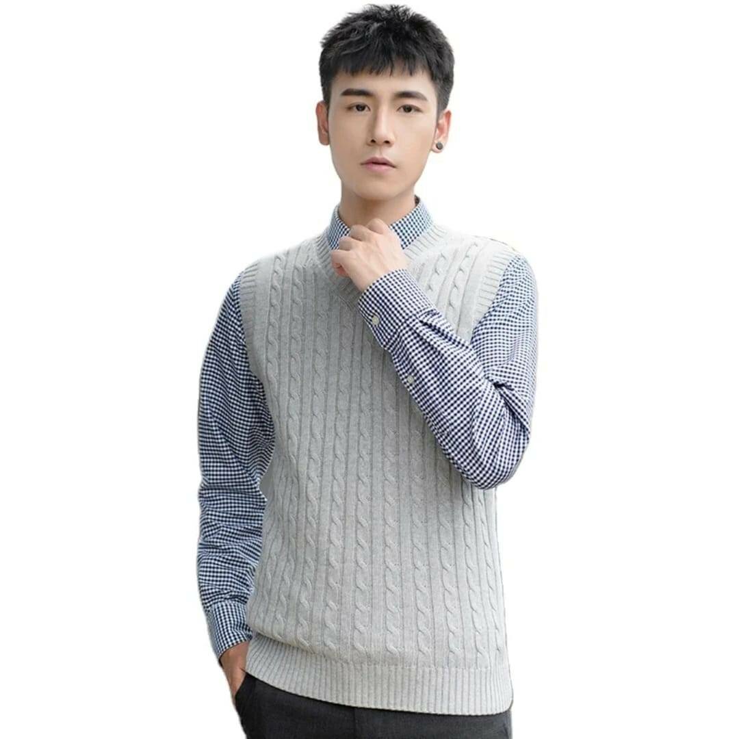 Pull sans manches homme