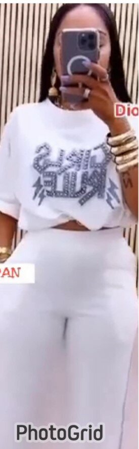 Ensemble de vêtements pour femmes beaux et élégants (haut et bas)