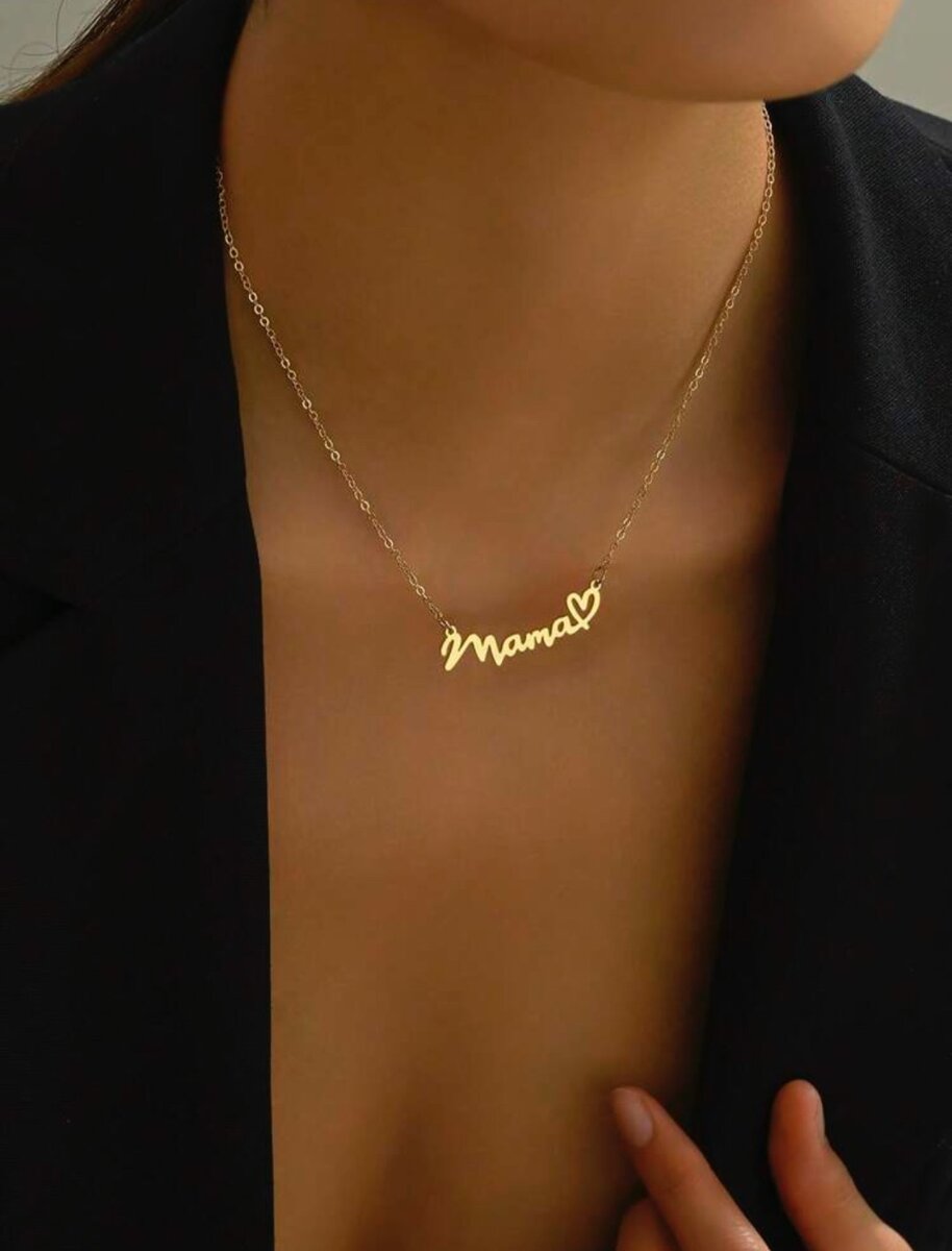 Fadeless Mama Heart Necklace