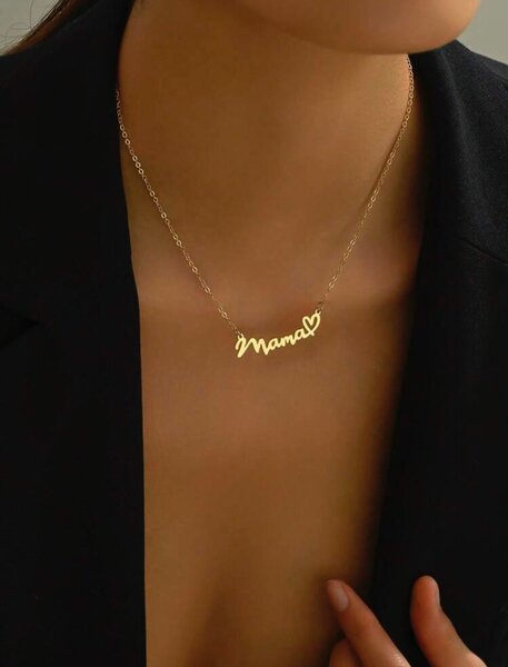 Fadeless Mama Heart Necklace