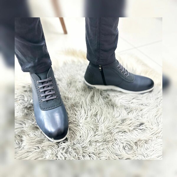 Baskets en cuir élégantes