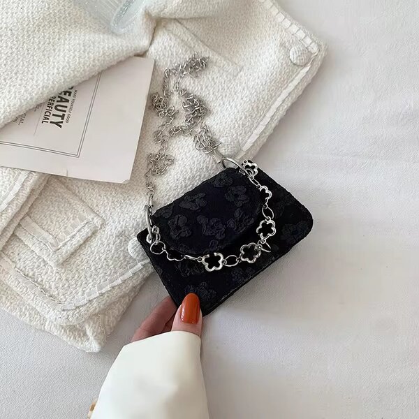 Mini Sacs à Chaîne Fleur