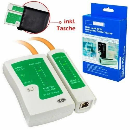 RJ45 and RJ11 Network Cable Tester