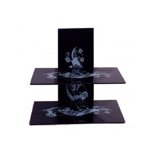 Support Mural DVDAudio - Compatible DVD & Décodeur - 2 Niveaux - Noir