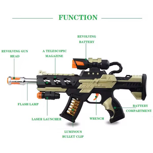 Fusil de Jouet Electronique