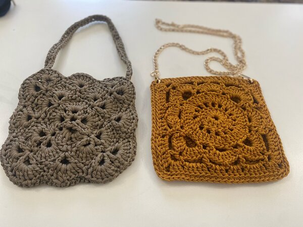 Сумка вязаная