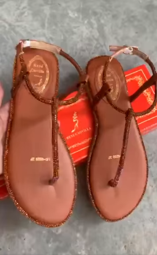Brown sandals