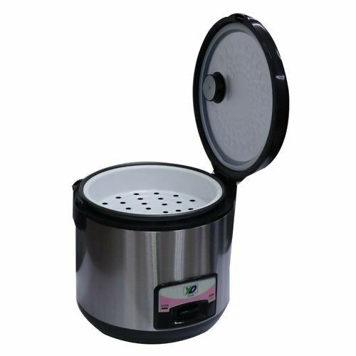 Mikachi 1.5L - 500W - 1500S Rice Cooker - Silver