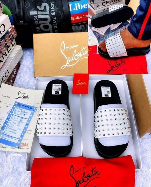 Louboutin slides