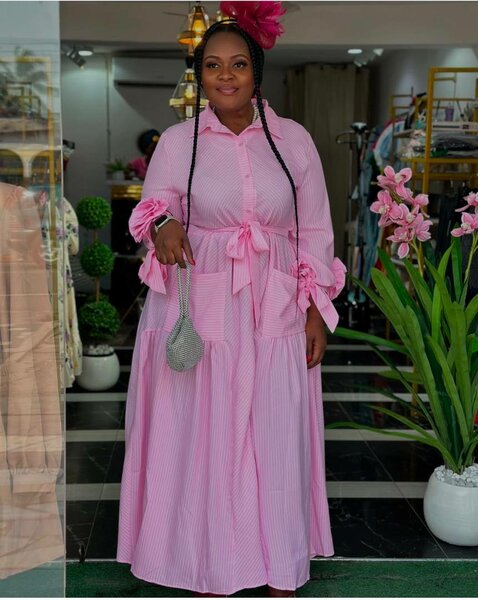 Robe Chemise Maxi Élégante