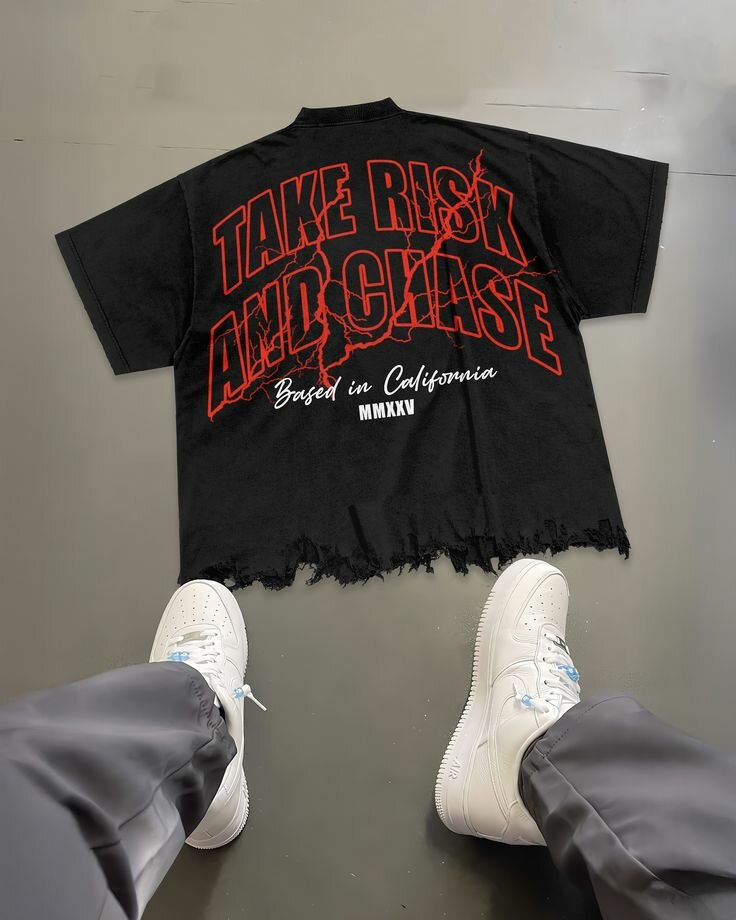 T-shirt streetwear "Take Risk"