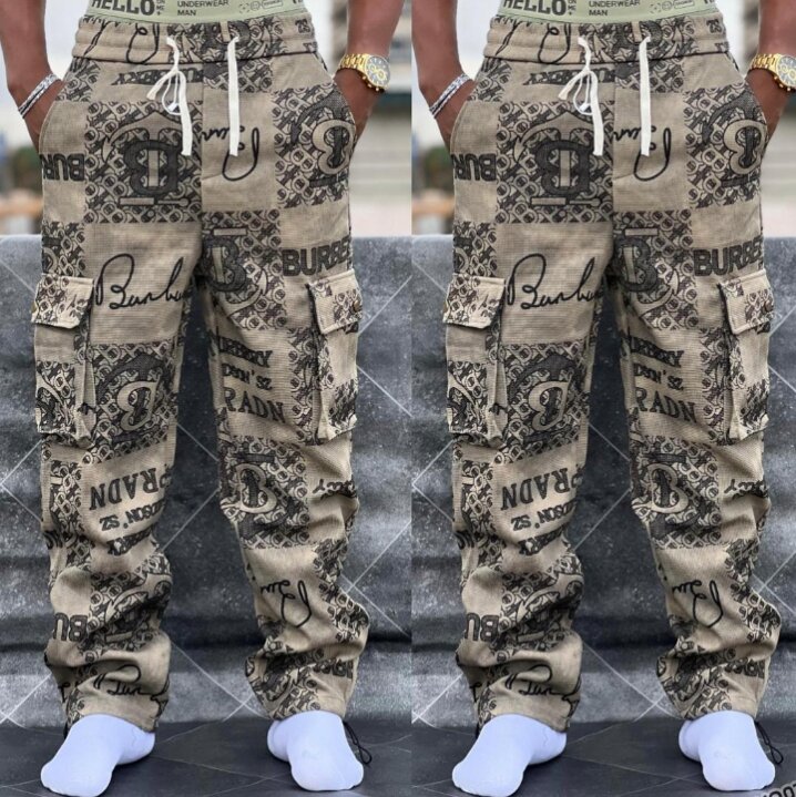 Pantalon cargo streetwear homme