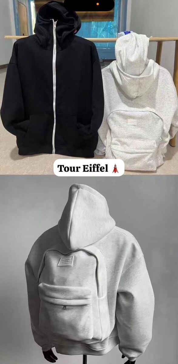 Tour Eiffel Sweat à capuche