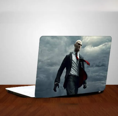 Agent 47 Laptop Back Skin Sticker-Laptop Back Skin-Laptop Skin Vinyl Sticker Decal, 14.6 15 15.4 15.6 inch Laptop Skin Sticker Cover For All Laptops