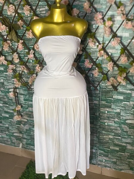 Robe bustier longue élégante