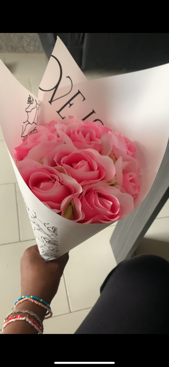 Bouquet de roses roses