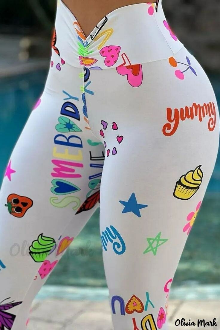 Leggings imprimés colorés